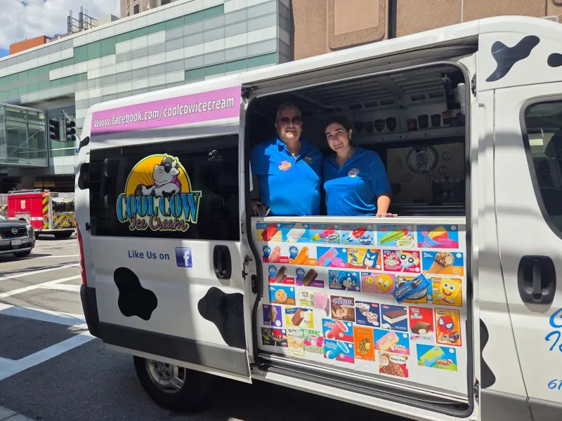 Cool Cow novelty ice cream food truck