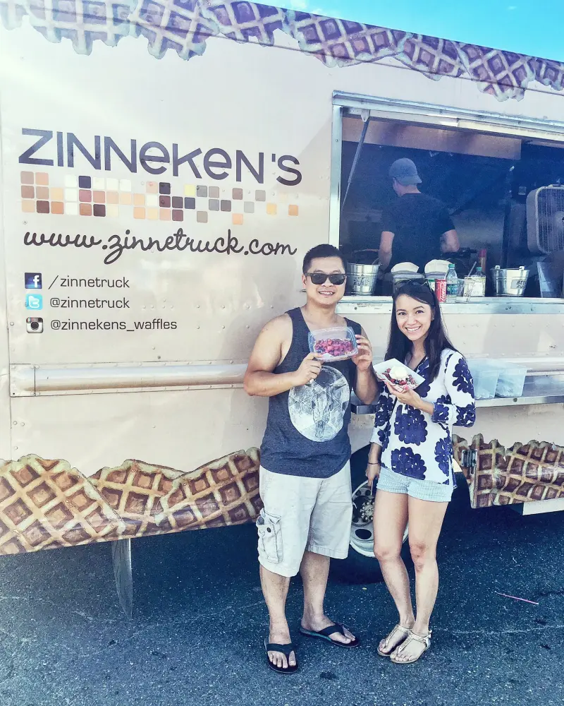 Zinneken's Belgian Waffle truck food truck