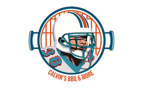 Calvin's BBQ and More Food Truck Logo
