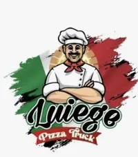 Luiege Pizza truck Food Truck Logo