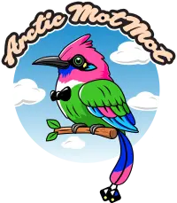 Arctic MotMot Shaved Ice Food Truck Logo