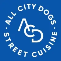All City Dogs Street Cuisine Food Truck Logo