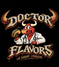 Doctor Flavors Food Truck Logo