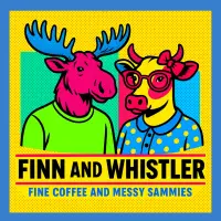 Finn & Whistler Food Truck Logo