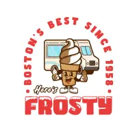Frosty Ice Cream LLC Food Truck Logo