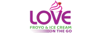 Love Froyo Ice Cream Food Truck Logo
