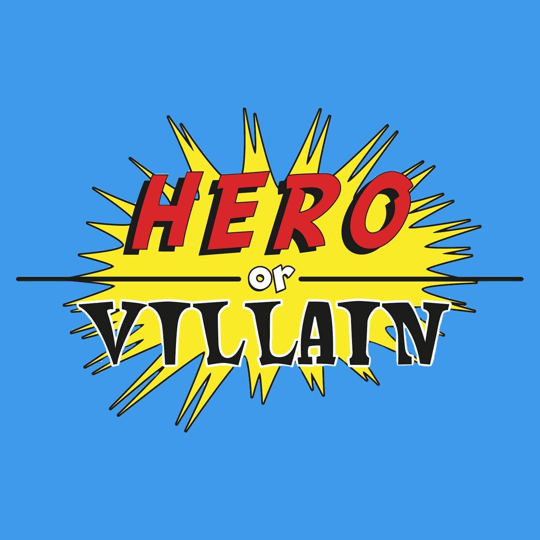 Hero Or Villain Van Food Truck Logo