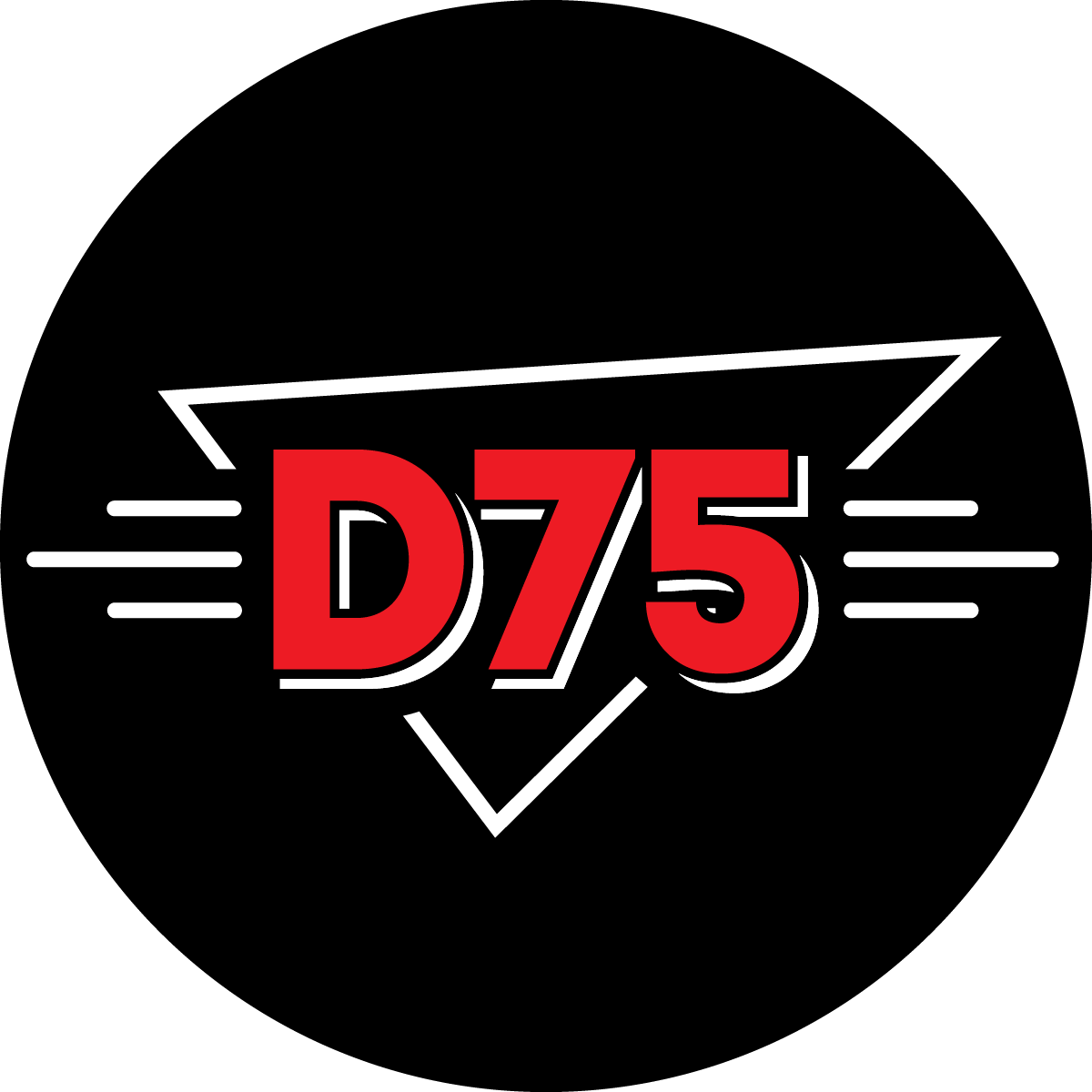 Detroit 75 Kitchen Food Truck Logo