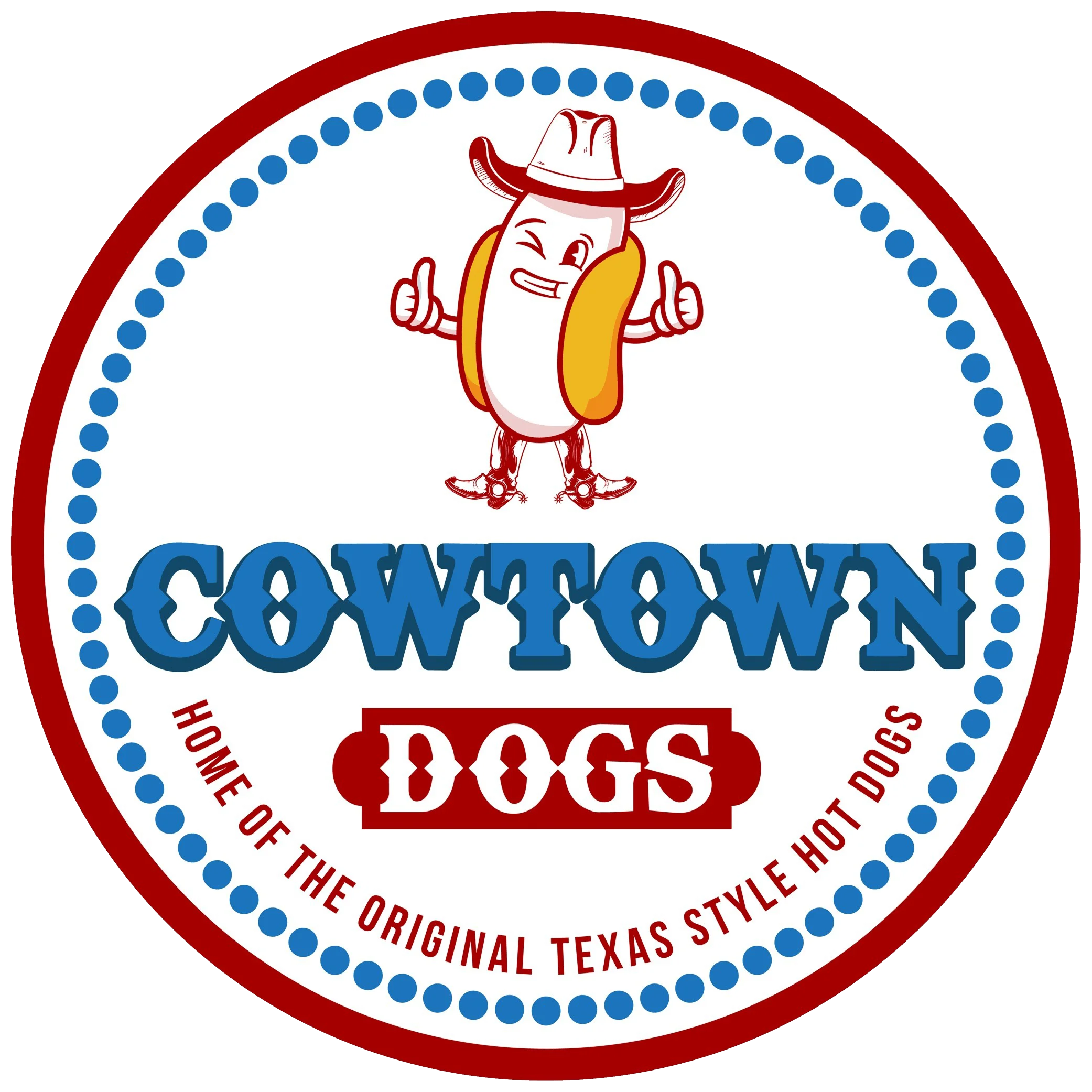 Cowtown Dogs Food Truck Logo