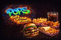 Pops Eats On The Streets Food Truck Logo