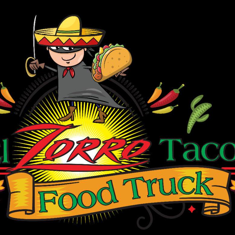 El Zorro Tacos Food Truck Logo