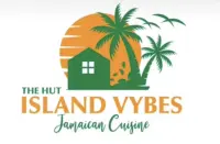 The Hut Island Vybes Jamaican Cuisine Food Truck Logo