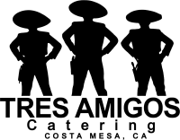 Tres Amigos Catering Food Truck Logo