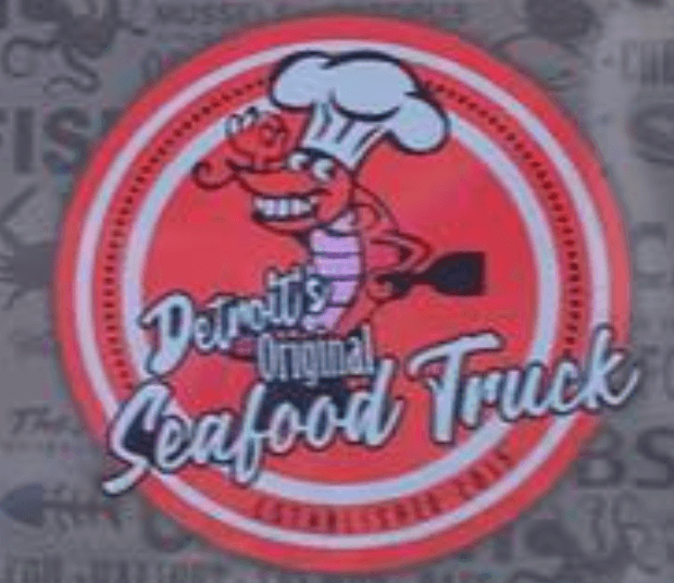 Detroit Original Seafood Truck Food Truck Logo