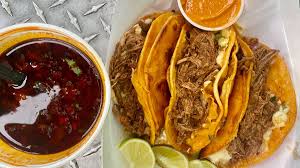Beef Birria Tacos (2) and Chips & Salsa