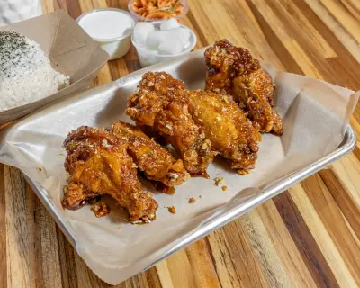 5 Jumbo Korean Bone-in or Boneless Wings