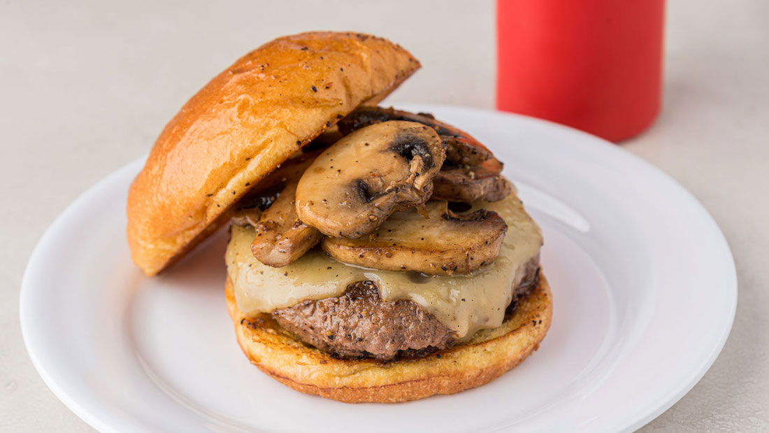 Mushroom Swiss Burger