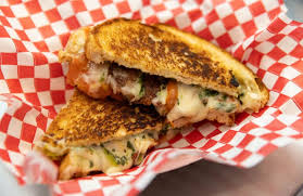 Zesto Chicken Pesto Grilled Cheese