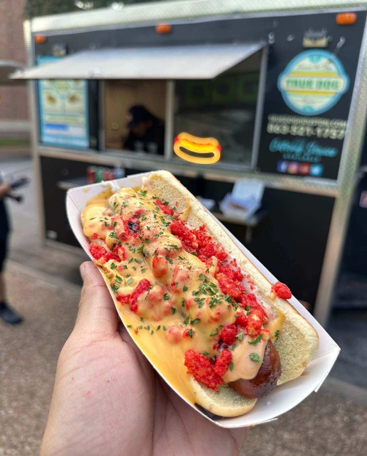 Cheesehead “American Dog with a Hispanic Flare”