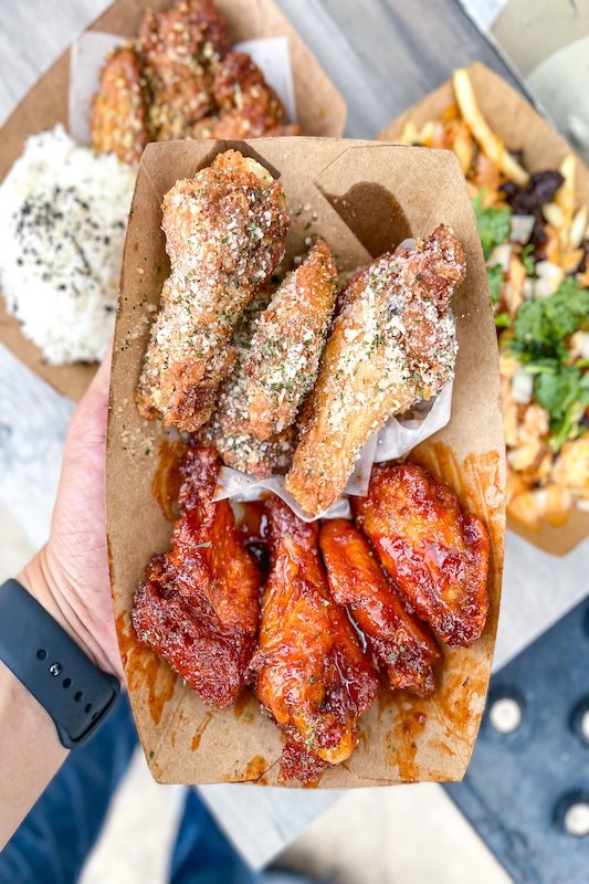 8 Jumbo Korean Bone-in or Boneless Wings