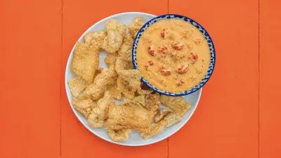 Bayou Queso With Chicharrónes