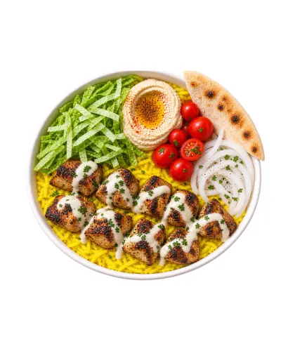Chicken Kabobs Bowl