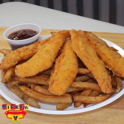 Chicken Tenders 4 Pc & Fries