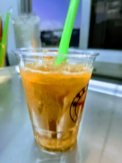 Dark brown coconut milk tea
