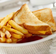 Kids Grilled Cheese with Fries