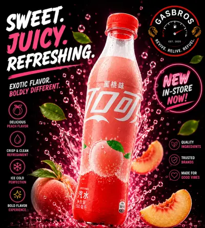 Exotic Peach Coca-Cola