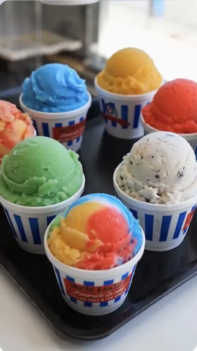 Homemade Gourmet Italian Ice