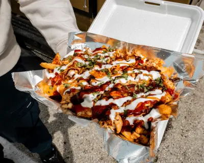 Loaded Jerk Chicken Fries