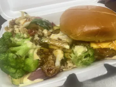 Veggie Loaded Vegan Burger