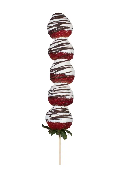 White Drizzle Dipped Strawberry