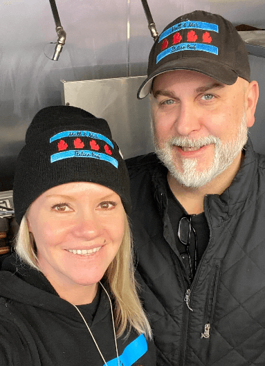 Matt and Maureen - owner of Matt & Mo's Italian Beef