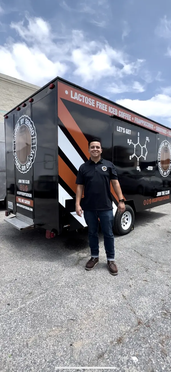 Sergio Carlos, owner of Coffee by Sergio
