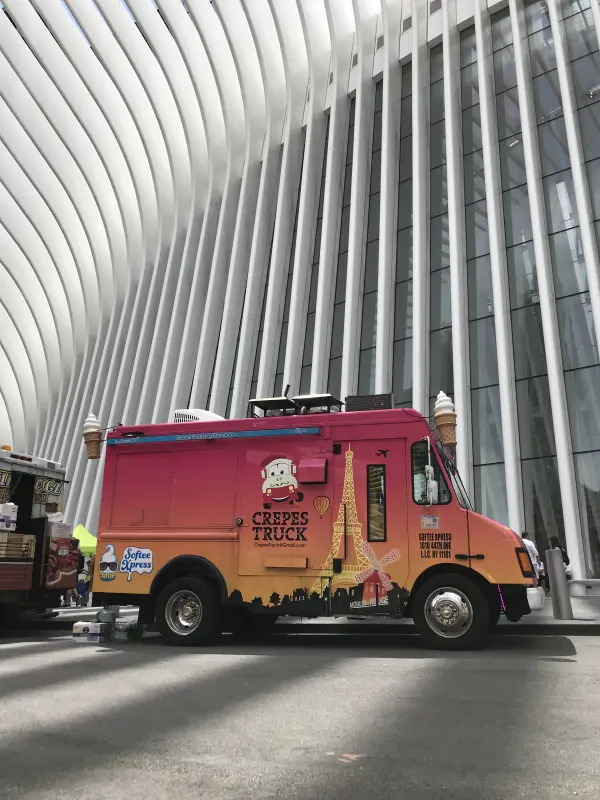 Stephen A, owner of Crepes Truck