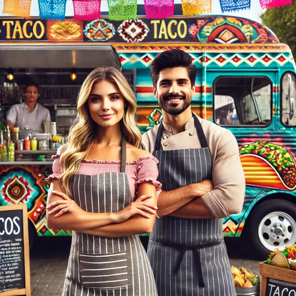 Reyna and Elias Coronado - owner of Coronados Southwest Tacos