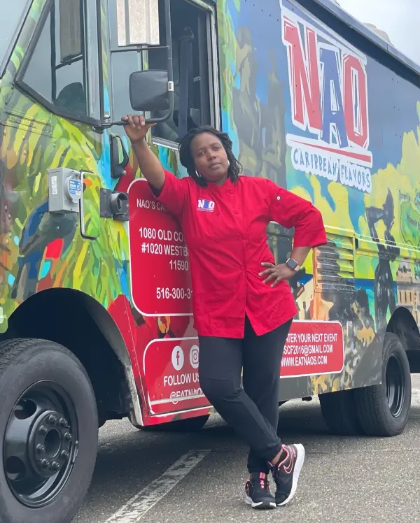 Carline Jean, owner of Naos Haitian Cuisine