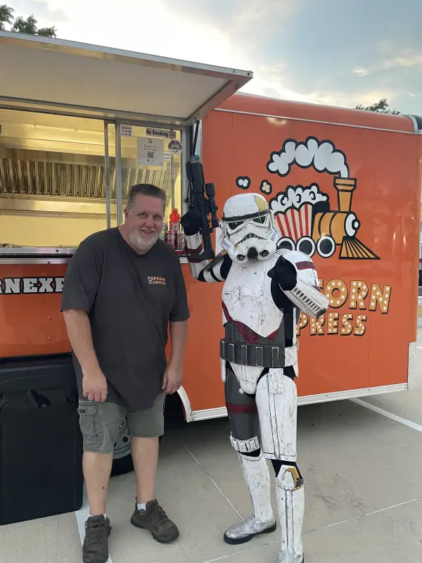 Robert Mather - owner of Popcorn Express
