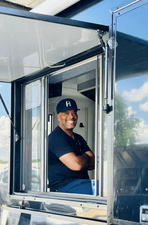 Dyrell Hatcher & Valerie Epstein - owner of Savory Kitchen