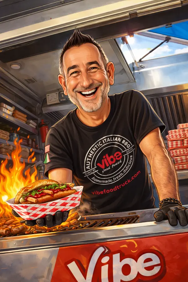 Paul Zermani - owner of Vibe Food Truck