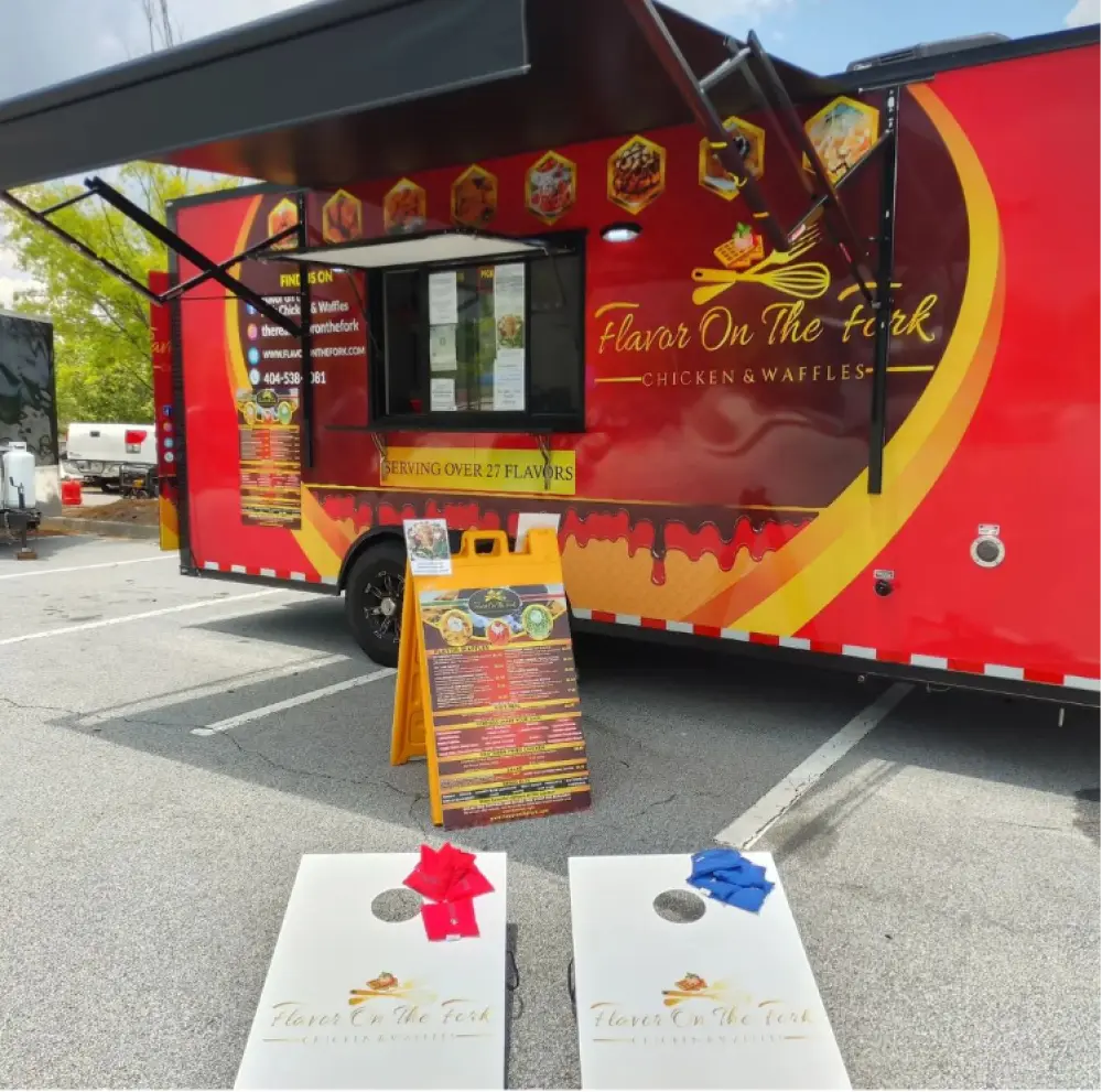 Flavor on the Fork Chicken and Waffles Food Truck Catering