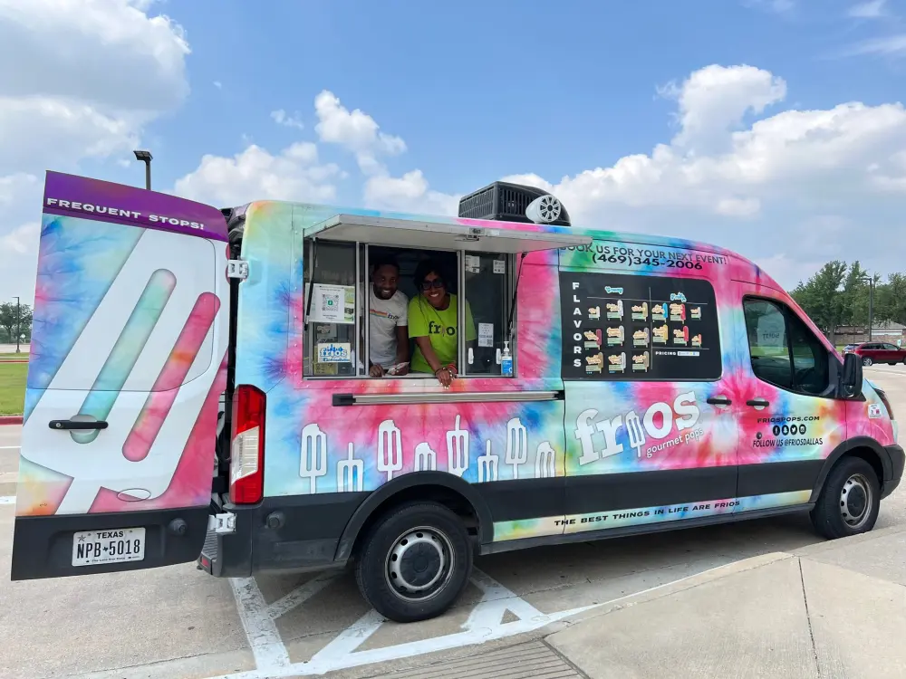 Frios Pops in Frisco Food Truck