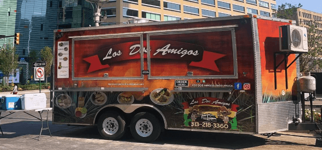 Los Dos Amigos Taco Truck Food Truck