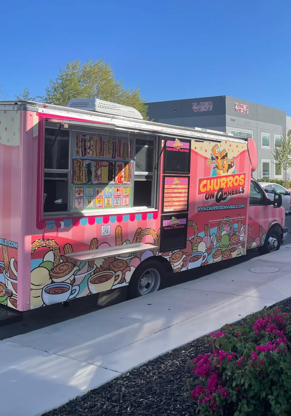 Churros On Wheels Truck Image