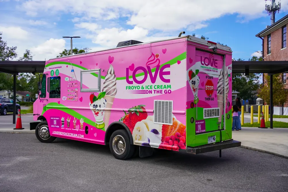 Love Froyo Ice Cream Food Truck Catering
