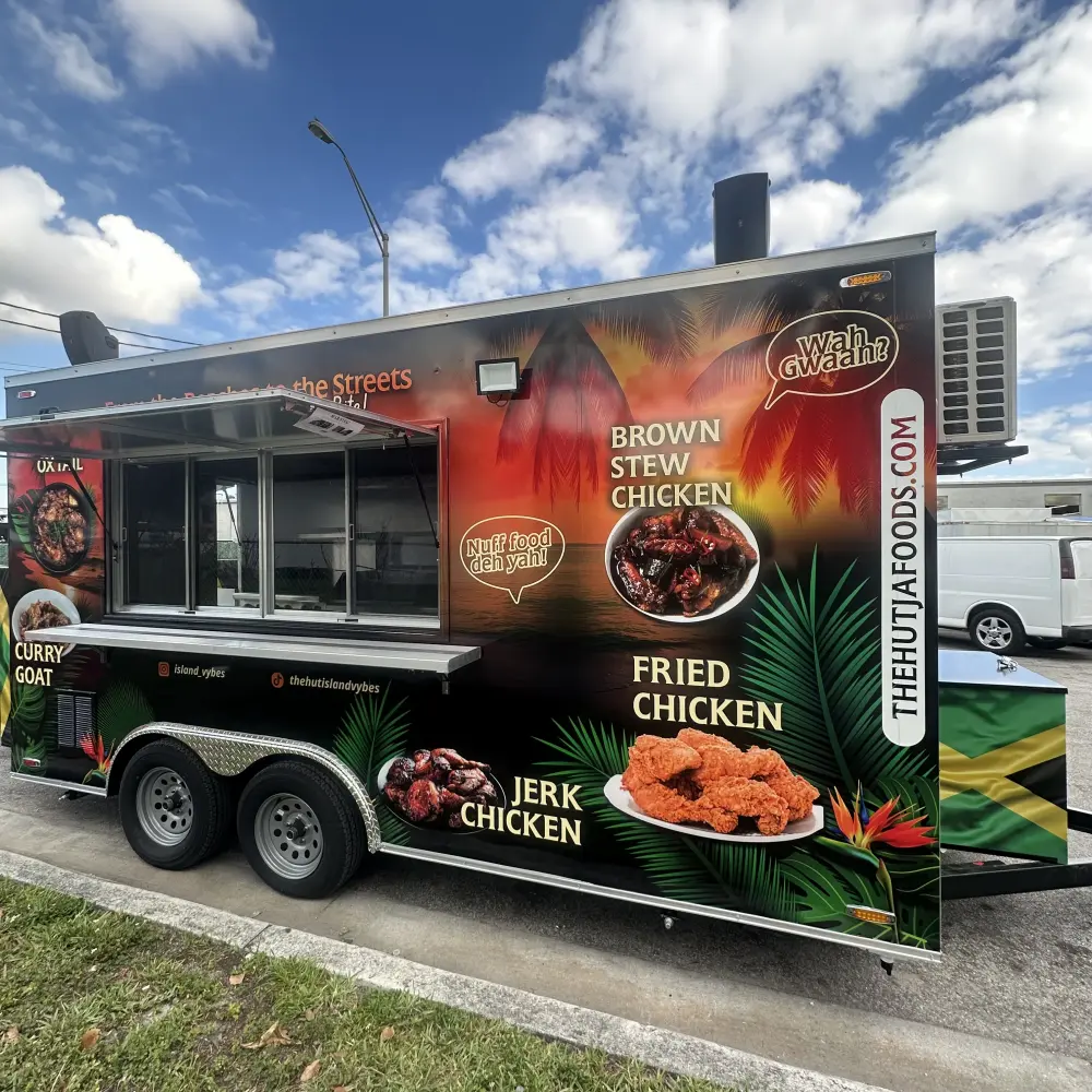 The Hut Island Vybes Jamaican Cuisine Food Truck Catering