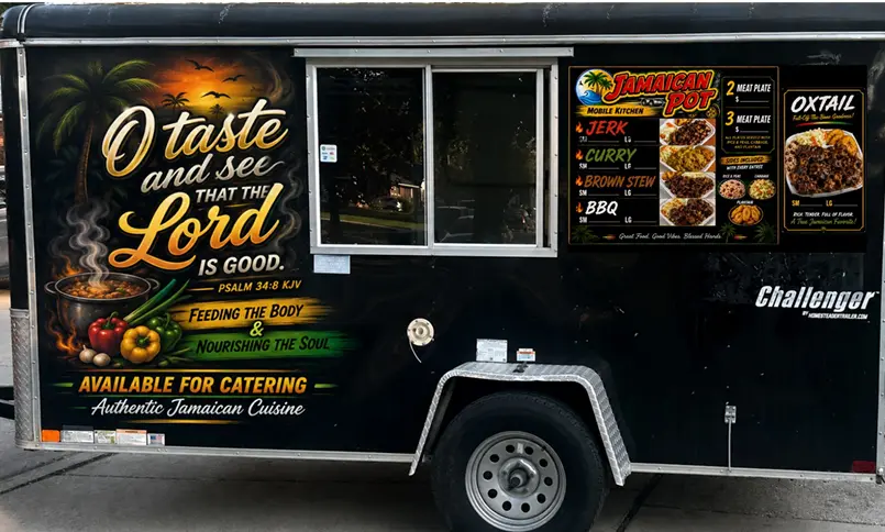 The Jamaican Pot Mobile Kitchen Food Truck Catering
