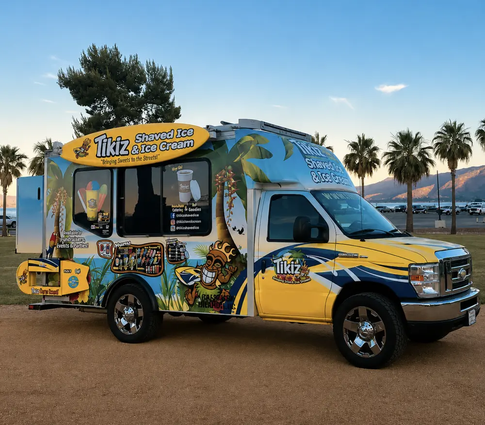 Tikiz Shaved Ice & Ice Cream Truck Image